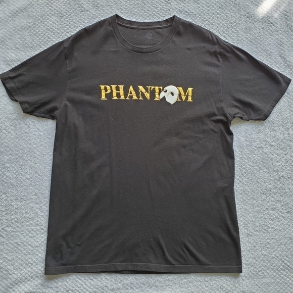 PHANTOM Of The Opera Black Unisex T-Shirt Size Large - Picture 4 of 4